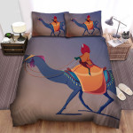 The Wild Animal - Riding On The Blue Camel Bed Sheets Spread Duvet Cover Bedding Sets