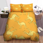 The Wild Animal - The Seamless Camel Pattern Bed Sheets Spread Duvet Cover Bedding Sets