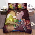 The Small Animal - The Mouse Holding A Key Saber Bed Sheets Spread Duvet Cover Bedding Sets