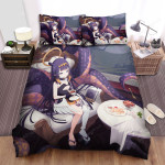 Ninomae Ina'nis Enjoys Tea Bed Sheets Spread Duvet Cover Bedding Sets