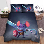 The Small Animal - The Mouse Holding A Scissor Saber Bed Sheets Spread Duvet Cover Bedding Sets