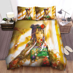 Ninomae Ina'nis Watercolor Artwork Bed Sheets Spread Duvet Cover Bedding Sets
