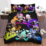 Splatoon - The Circle Of The Characters Bed Sheets Spread Duvet Cover Bedding Sets