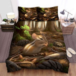 The Wild Animal - The Mouse Eating A Seed In The Forest Bed Sheets Spread Duvet Cover Bedding Sets