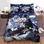 Seraph Of The End Yuichiro & Mikaela Artwork Bed Sheets Spread Duvet Cover Bedding Sets