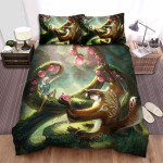The Wild Animal - The Lemur Harvesting Fruits Bed Sheets Spread Duvet Cover Bedding Sets