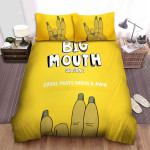 Big Mouth (2017) Equal Parts Shock & Aww Bed Sheets Spread Comforter Duvet Cover Bedding Sets