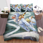 Nausicaä Of The Valley Of The Wind (1984) Flying Girl Movie Poster Bed Sheets Spread Comforter Duvet Cover Bedding Sets
