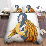 The Wild Animal - The Swan Girl Crying Art Bed Sheets Spread Duvet Cover Bedding Sets