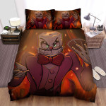 Cuphead - King Dice Smiling Bed Sheets Spread Duvet Cover Bedding Sets