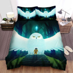 The Owl Covering The Astronaut Bed Sheets Spread Duvet Cover Bedding Sets