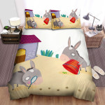 The Donkey Looking Through The Magnifying Glass Bed Sheets Spread Duvet Cover Bedding Sets