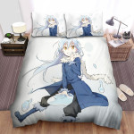 That Time I Got Reincarnated As A Slime (2018) Smile Movie Poster Bed Sheets Spread Comforter Duvet Cover Bedding Sets