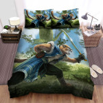 The Wildlife - The Cougar Swinging His Sword Bed Sheets Spread Duvet Cover Bedding Sets