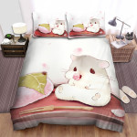 The Small Animal - The Hamster Eating Flower Bed Sheets Spread Duvet Cover Bedding Sets