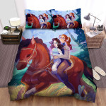 The Wild Creature - The Couple On Horse Bed Sheets Spread Duvet Cover Bedding Sets