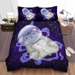 The Small Animal - The Hamster Floating In The Space Bed Sheets Spread Duvet Cover Bedding Sets