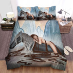 The Natural Animal - Lying On The Black Horse Art Bed Sheets Spread Duvet Cover Bedding Sets