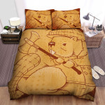The Wildlife - The Beaver Holding An Axe Bed Sheets Spread Duvet Cover Bedding Sets