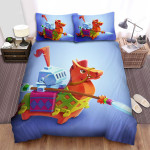 The Natural Animal - The Knight On The Wooden Horse Bed Sheets Spread Duvet Cover Bedding Sets