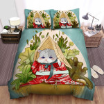 The Cute Animal - The Hamster In The Red Clothes Bed Sheets Spread Duvet Cover Bedding Sets