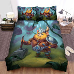 The Cute Animal - The Hamster Warrior Art Bed Sheets Spread Duvet Cover Bedding Sets
