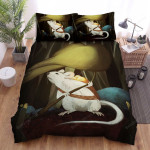 The Rodent - The White Mouse In Grass Bed Sheets Spread Duvet Cover Bedding Sets