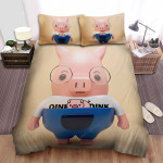 The Glasses Pig Art Bed Sheets Spread Duvet Cover Bedding Sets