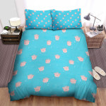 The Pig Swimming Seamless Bed Sheets Spread Duvet Cover Bedding Sets
