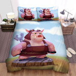 The Farm Animal - The Pig Mechanic Art Bed Sheets Spread Duvet Cover Bedding Sets