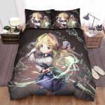 Little Witch Academia Diana Cavendish & Water Spell Bed Sheets Spread Duvet Cover Bedding Sets