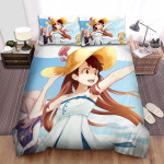 Little Witch Academia Akko With Lotte Jansson & Sucy Manbavaran Bed Sheets Spread Duvet Cover Bedding Sets