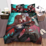 Little Witch Academia Croix Meridies & Chariot Du Nord Bed Sheets Spread Duvet Cover Bedding Sets