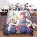 Little Witch Academia The Trio At Luna Nova Magical Academy Bed Sheets Spread Duvet Cover Bedding Sets