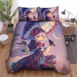 Touhou Remilia Scarlet Flying With An Umbrella Bed Sheets Spread Duvet Cover Bedding Sets