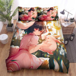Touhou Inaba Tewi With White Rabbit Bed Sheets Spread Duvet Cover Bedding Sets