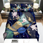 Touhou Komeiji Koishi Underwater Bed Sheets Spread Duvet Cover Bedding Sets