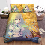 Touhou Kochiya Sanae In Autumn Theme Bed Sheets Spread Duvet Cover Bedding Sets