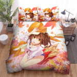 Monogatari Sengoku Nadeko In Autumn Bed Sheets Spread Duvet Cover Bedding Sets