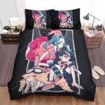 Monogatari Three Vampire Girls Bed Sheets Spread Duvet Cover Bedding Sets