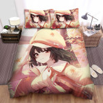 Monogatari Sengoku Nadeko In Autumn Theme Bed Sheets Spread Duvet Cover Bedding Sets
