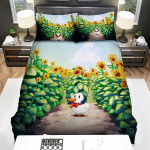 The Farm Animal - The Goose In The Sunflower Field Bed Sheets Spread Duvet Cover Bedding Sets
