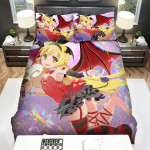 Monogatari Oshino Shinobu In Devil Costume Bed Sheets Spread Duvet Cover Bedding Sets