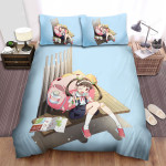 Monogatari Hachikuji Mayoi Going On A Picnic Trip Bed Sheets Spread Duvet Cover Bedding Sets