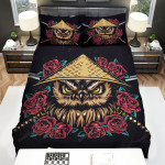 The Wildlife - The Owl With Leaf Hat And Sword Bed Sheets Spread Duvet Cover Bedding Sets