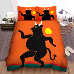 The Buffalo Dancing Art Bed Sheets Spread Duvet Cover Bedding Sets