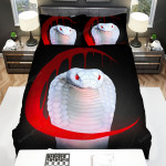 The Wild Animal - The White Cobra Art Bed Sheets Spread Duvet Cover Bedding Sets
