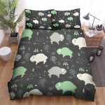 The Wild Animal - The Bison Seamless Pattern Bed Sheets Spread Duvet Cover Bedding Sets