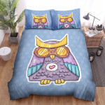 The Wildlife - The Owl Wearing Glasses Bed Sheets Spread Duvet Cover Bedding Sets