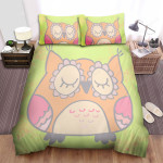 The Wildlife - The Owl Closing Eyes Bed Sheets Spread Duvet Cover Bedding Sets